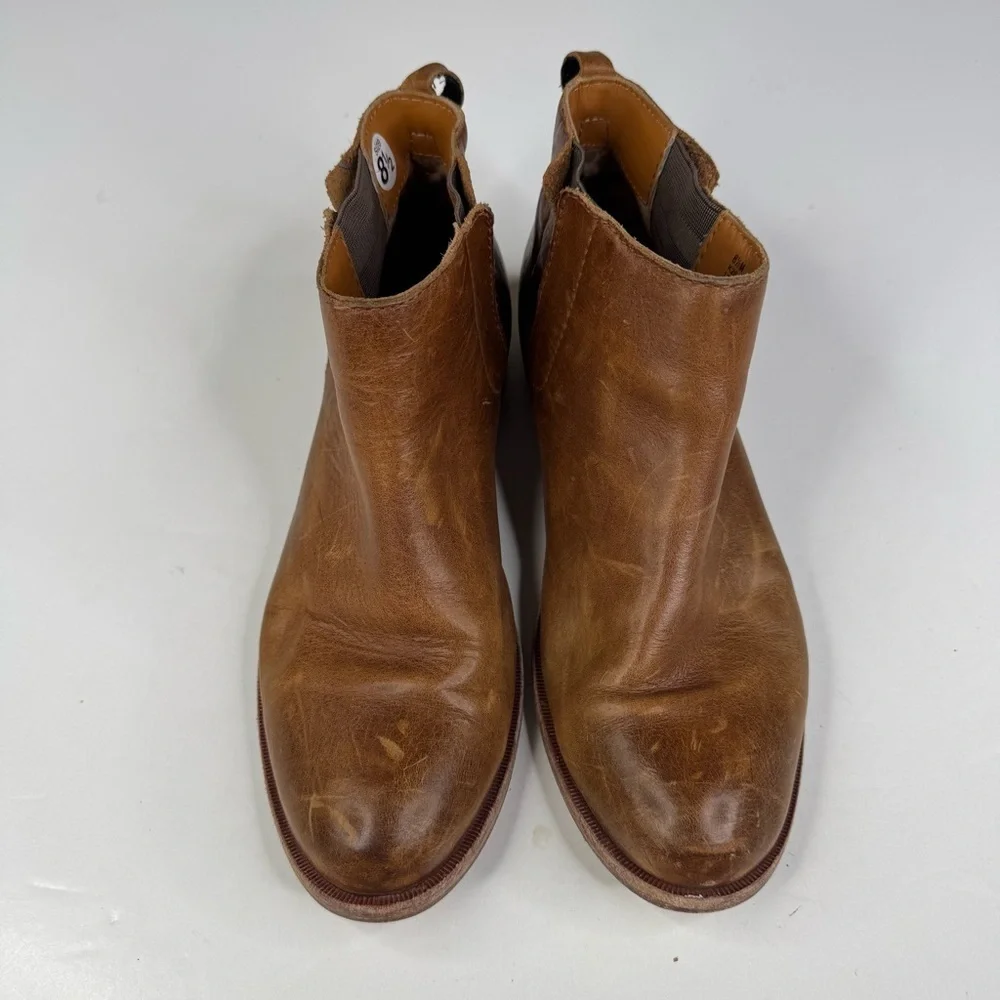Kork-ease Velma Brown Leather Ankle Boots Size 8.5‎
